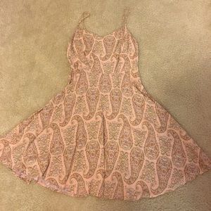 NWOT Pink Paisley Summer Dress